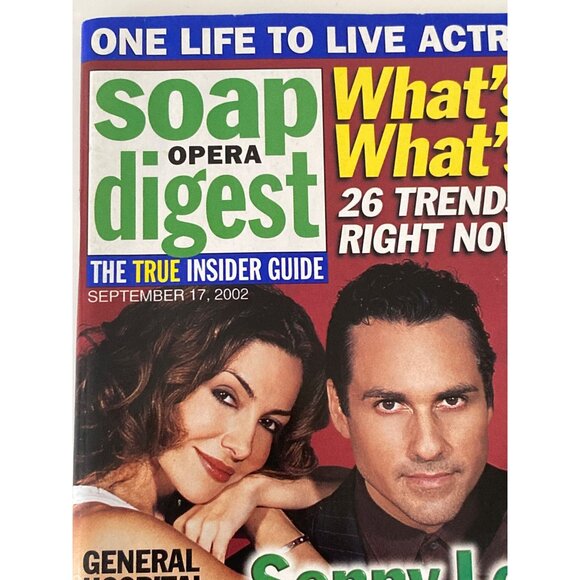 soap opera digest maurice benard general hospital september 17, 2002 Magazine - Picture 2 of 9